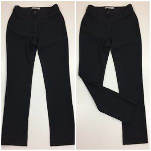 D.EXTERIOR Italy Black Faux Decorative Pockets Dress Pants